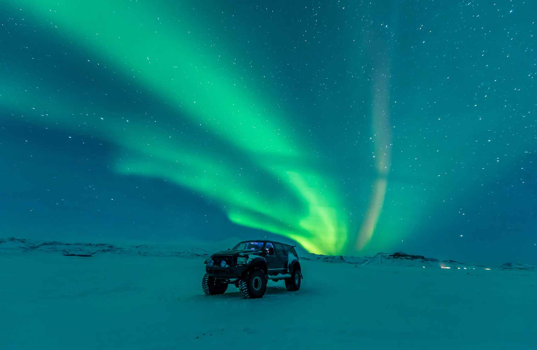Northern Lights by Super Truck 4x4 | Private Driver Tours